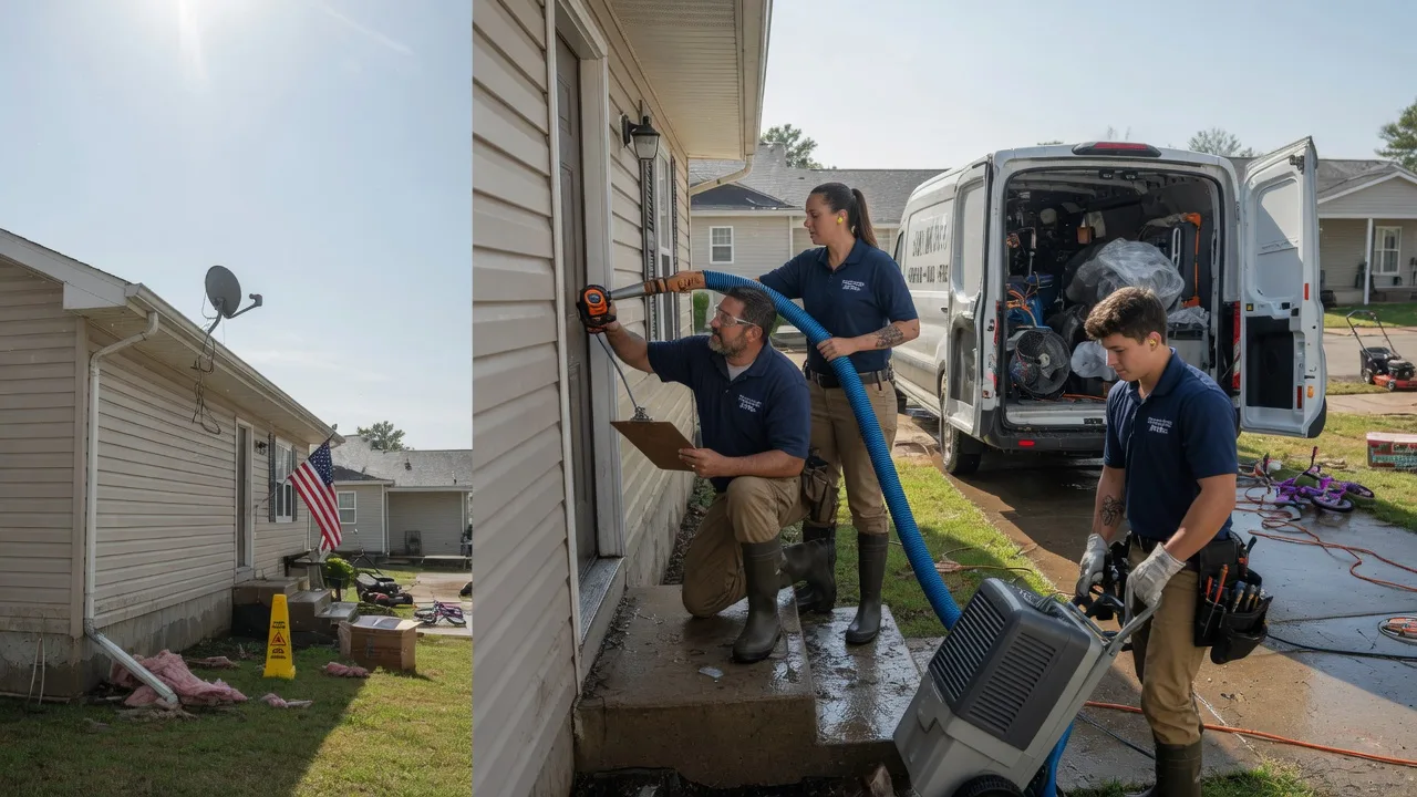 Ceiling Water Damage Restoration in Heyworth, IL near me